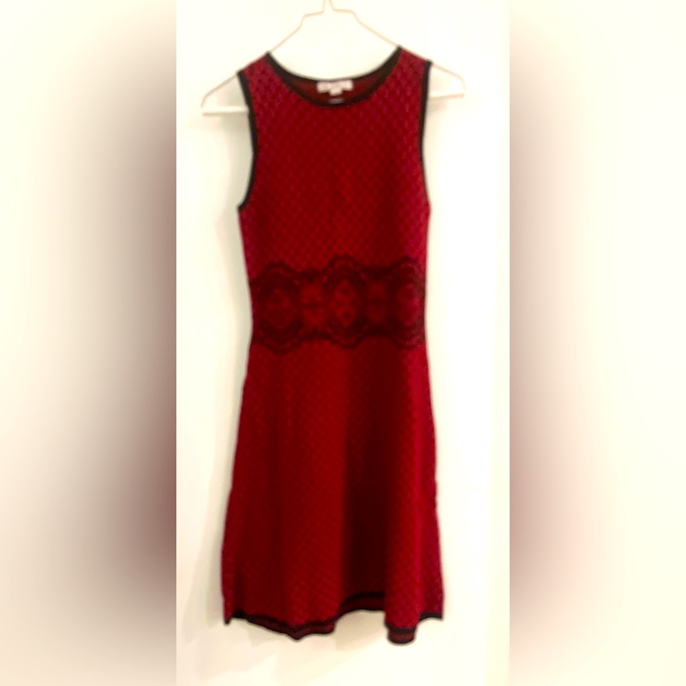 db Fit and Flare Sleeveless Knit Dress